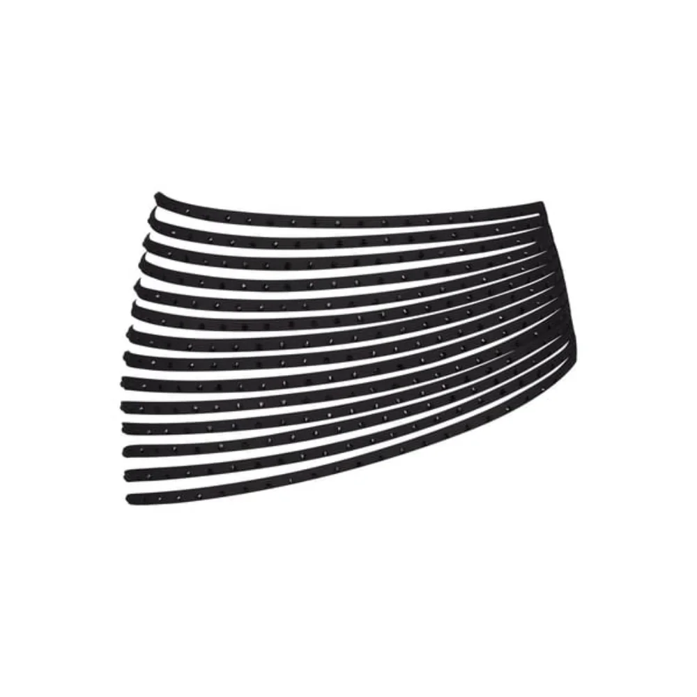 NWT SKIMS RHINESTONE SWIM STRAPPY SKIRT IN ONYX